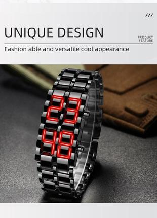 Чоловічий наручний кварцовий годинник Samurai Lava Watch