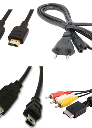 Кабель HDMI / AV / Mini USB / Кабель питания 220V 2Pin для PS2, P
