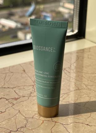 Biossance squalane + zinc сонцезахисний крем 30 spf