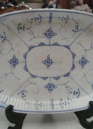 Антикварная тарелка фарфор villeroy boch 1874 - 1909 годы №116(1)