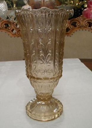 Антикварная ваза цветное стекло ссср 1930 годов