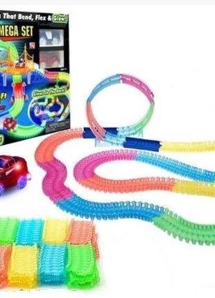 Детский конструктор автотрек Magic Tracks 220 деталей