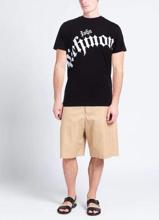 Мужская футболка johnmond черного цвета с принтом.