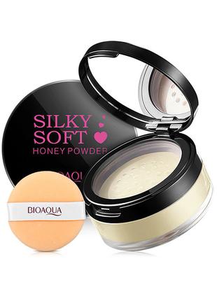 Пудра рассыпчатая BIOAQUA Silky Soft Honey Powder Тон №1 Natur...