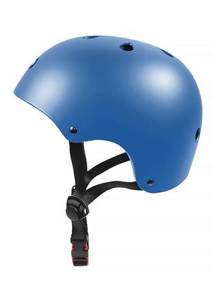 Защитный шлем Helmet T-005 Blue S велошлем для катания на роли...