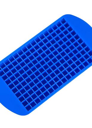 Силиконовая форма для льда CUMENSS B-1010 Blue 160 ячеек кубик...