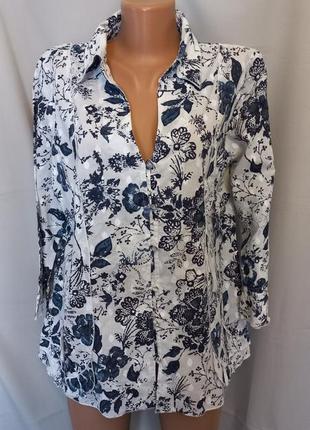 Стильная легкая блуза. блузка, большой размер  №1bp