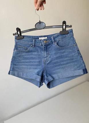 Женские джинсовые шорты h&amp;m xs 34 размер