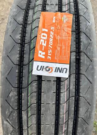 Шины грузовые 315/70R22.5 Unicoin R-201 шина рулевая 315/70 R2...