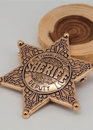 Значок Sheriff (цвет - золото) арт. 03686