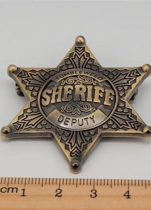 Значок Sheriff (цвет - бронза) арт. 03687
