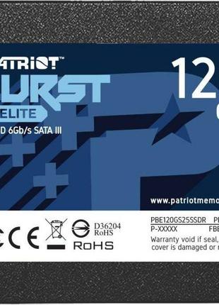 SSD Patriot Burst Elite 120GB 2.5" 7mm SATAIII TLC 3D