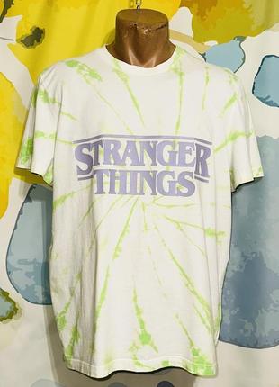 Оригінальна бавовняна оверсайз футболка netflix stranger thing...