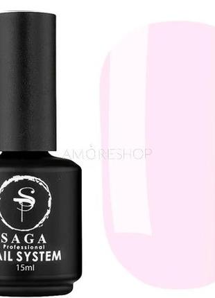 Жидкий гель для ногтей Saga Liquid Gel 10 (сливочно-розовый), ...