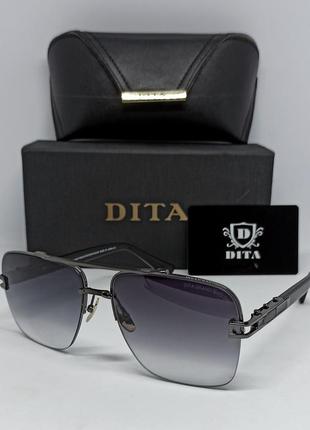 Dita люксовые мужские солнцезащитные очки классика темно серый...