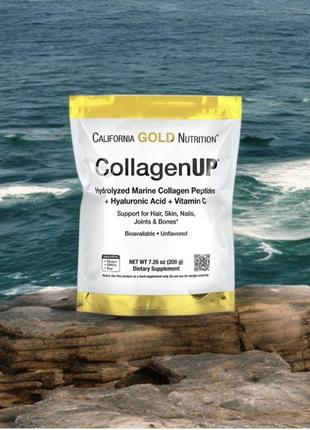 California gold nutrition, collagenup, морський гідролізований...