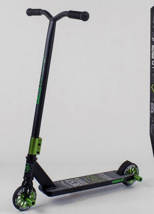 Самокат трюковый 50814 Best Scooter ПЕГИ, алюминиевый диск и дека