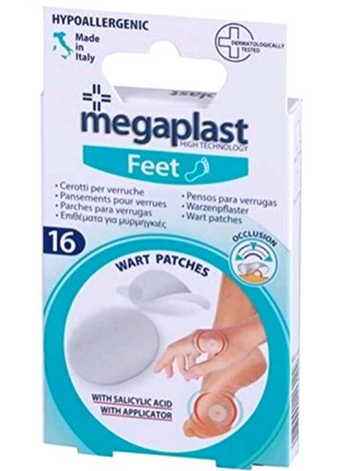 Пластырь от мозолей Megaplast feet С салициловой кислотой