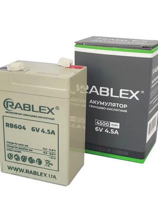 Аккумулятор Rablex RB604, 6V 4.5Ah