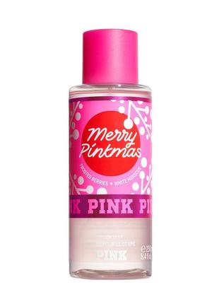 Merry pinkmas pink victoria's secret - спрей для тела (body mi...