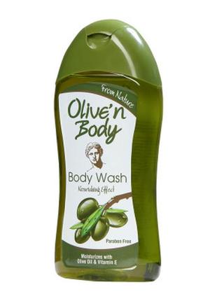 Гель для душа с оливковым маслом olive’n body rain, 300 мл liv...