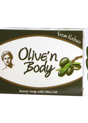 Натуральне косметичне мило з оливковою олією rain olive’n body...