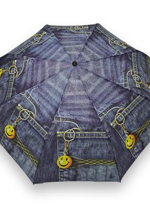 Зонтик полуавтомат "джинс" от фирмы "Feeling Rain"