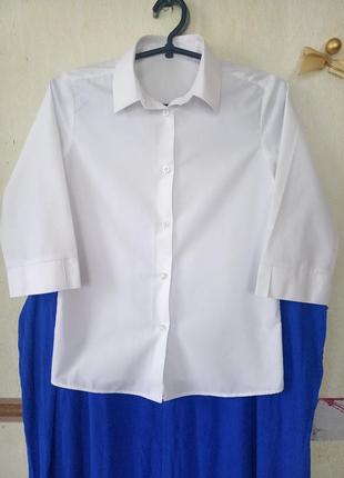 Белая рубашка р.12 лет