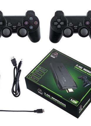 Беспроводная игровая приставка LITE GREEN HDMI 20 000 игр Dend...