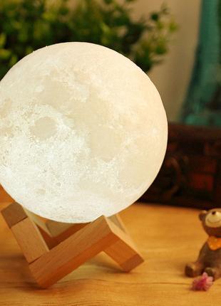 Лампа луна 3D Moon Lamp Настольный светильник луна на сенсорно...