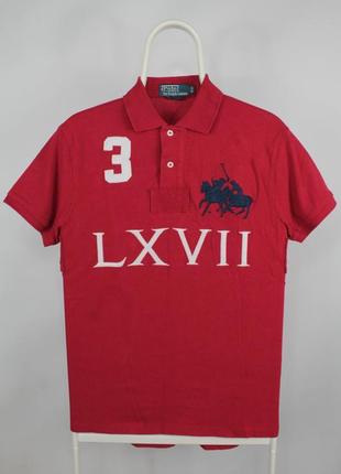 Крутая футболка поло polo ralph lauren custom fit polo shirt