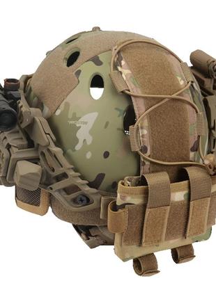 Тактический чехол для аккумулятора боевого шлема Мультикам MK2...