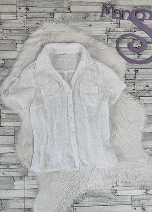 Женская блуза ruta с коротким рукавом белая прозрачная размер ...