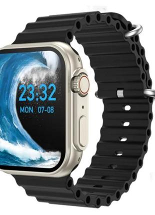 Умные смарт часы Smart Watch 8 Ultra Черный-серебро. Женские м...