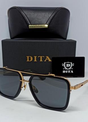 Dita очки мужские солнцезащитные люксовые классика черные одно...