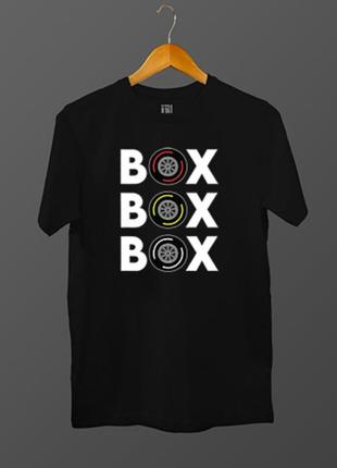 Футболка formula 1 box box box