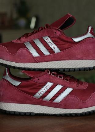 Adidas new york hot sale burgundy