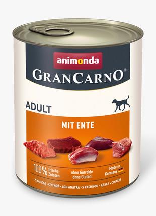 Влажный корм для собак Animonda GranCarno с уткой 800г