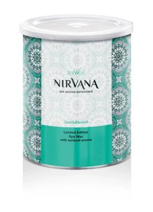 Теплый воск в банке для депиляции ItalWax NIRVANA, Сандал, 800 мл