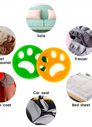 Силиконовая лапка для уборки шерсти домашних животных FurZapper