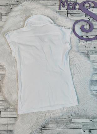 Жіноча біла футболка поло atlantic розмір 44 s