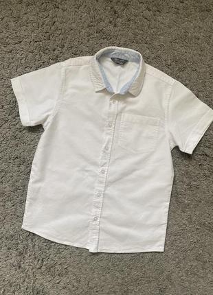 Белая рубашка для мальчика primark 8-9 лет 128-134 см