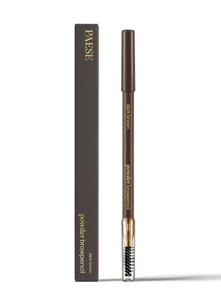 Пудровый карандаш для бровей pese powder browpencil dark brown
