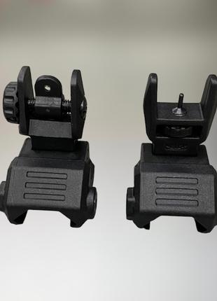 Мушка та цілик низькі, DLG TACTICAL (DLG-166), колір Чорний, з...