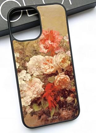 Стильный чехол для iphone 12 pro max силиконовый женский с цве...