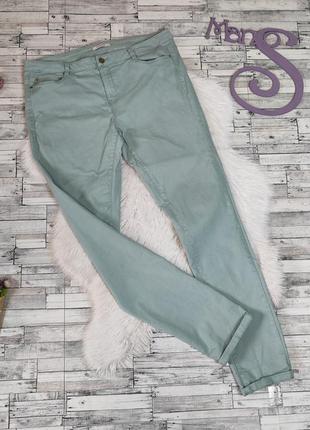Женские джинсы camaїeu мятного цвета размер 50 хl