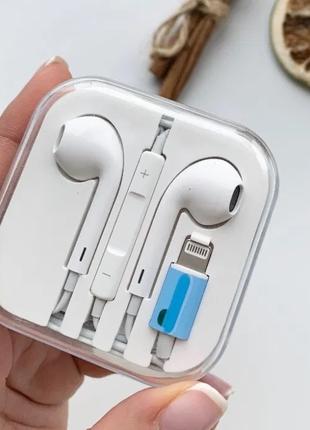 НАУШНИКИ для АЙФОН EarPods Lightning Bluetooth iPhone