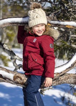 Зимова парка пальто подовжена куртка legowear на дівчинку р.12...