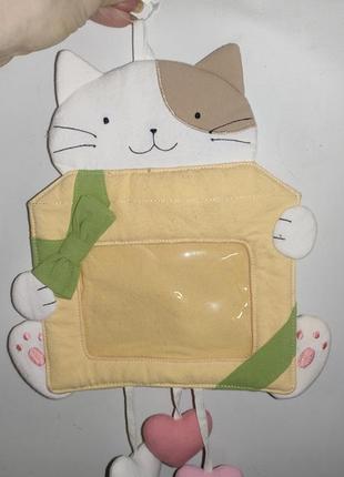 Мягкая рамка котик для детской