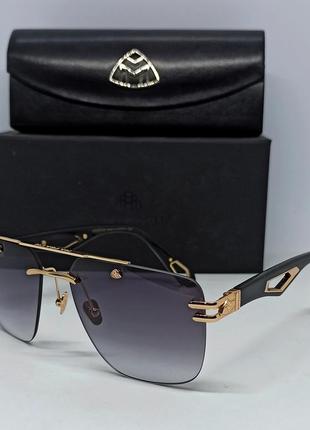 Maybach очки мужские солнцезащитные люксовые брендовые темно с...